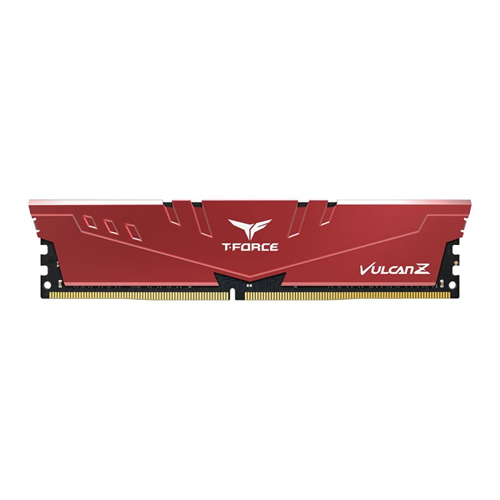 eamGroup T-Force Vulcan Z 8GB DDR4 RAM Upto 3200MHz Gaming Desktop Memory with XMP 2.0 and Enhanced Heat Dissipation - TLZRD48G3200HC16F01