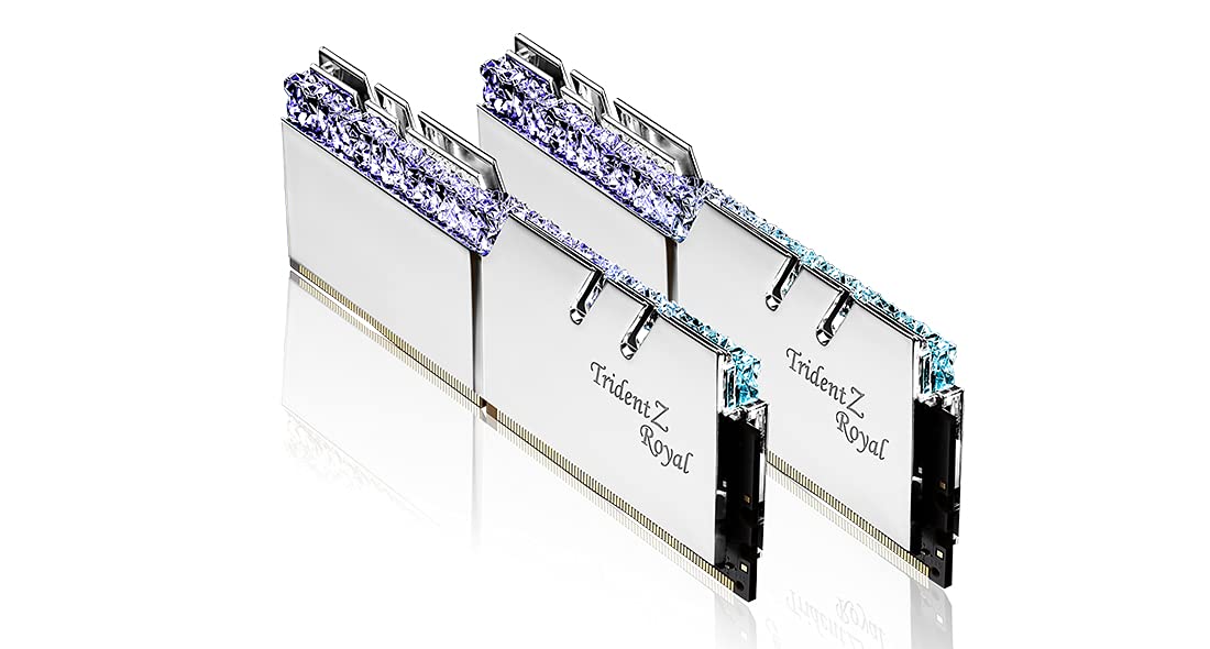 G.SKILL Trident Z Royal 16GB (2 * 8GB) DDR4 3600MHz CL16-19-19-39 1.35V Desktop Memory RAM - F4-3600C16D-16GTRSC