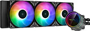 DEEPCOOL Castle 360 EX ARGB Addressable RGB LED CPU Liquid Cooler I AIO Support Intel LGA2066/2011-v3/2011/1700/1200/1151/1150/1155 I AMD sTRX4/sTR4/AM4 - DP-GS-H12W-CSL360EX-AR