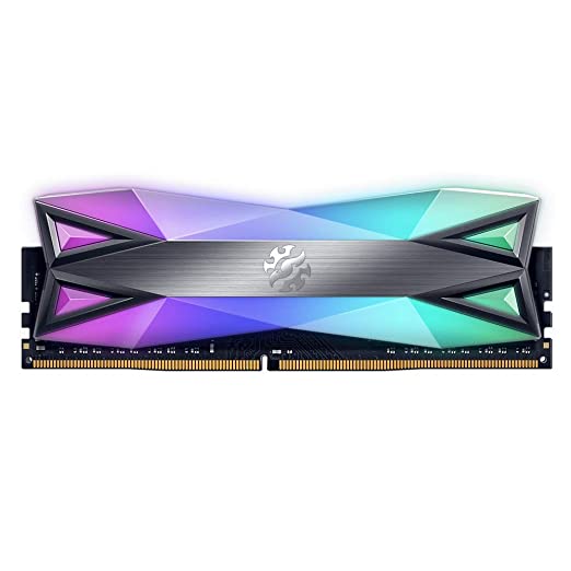 ADATA XPG SPECTRIX D60G RGB 8GB (1x8GB) DDR4-3200 U-DIMM Desktop Memory - AX4U320038G16A-ST60