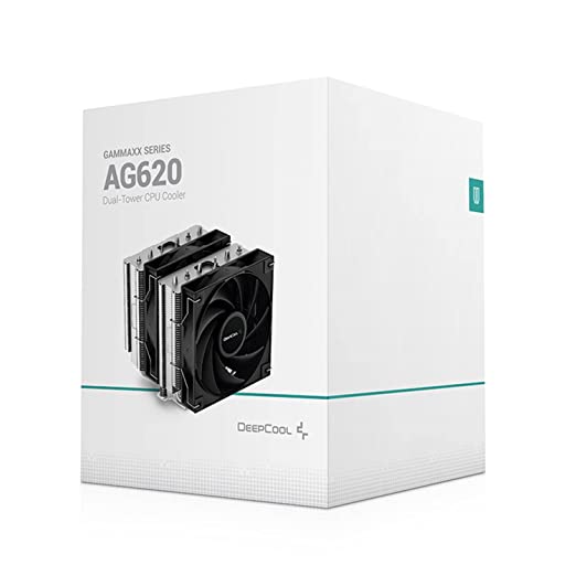 Deepcool AG620 Dual-Tower 120mm CPU Air Cooler/CPU Fan | Support Intel- LGA2066/2011-v3/2011/1700/1200/1151/1150/1155 & AMD- AM5/AM4 - R-AG620-BKNNMN-G-1