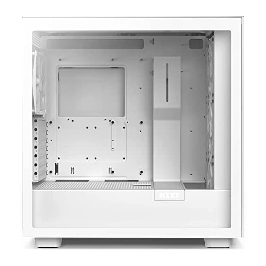 NZXT H7 Elite ATX Mid-Tower Computer Case/ Gaming Cabinet - White | Support - Mini-ITX, Micro-ATX, ATX, and EATX | Pre-Installed 3 x 140 mm RGB Front Fans and 1 x 140 mm Rear Fan - CM-H71EW-01