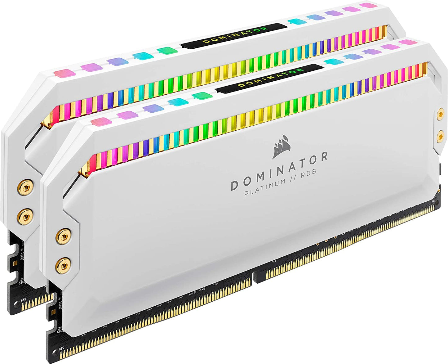 Corsair Dominator Platinum RGB DDR4 32GB (2x16GB) 3600MHz C18 Desktop Memory (12 Ultra-Bright CAPELLIX RGB LEDs, Patented CORSAIR DHX Cooling, Wide Compatibility, Intel XMP 2.0) White