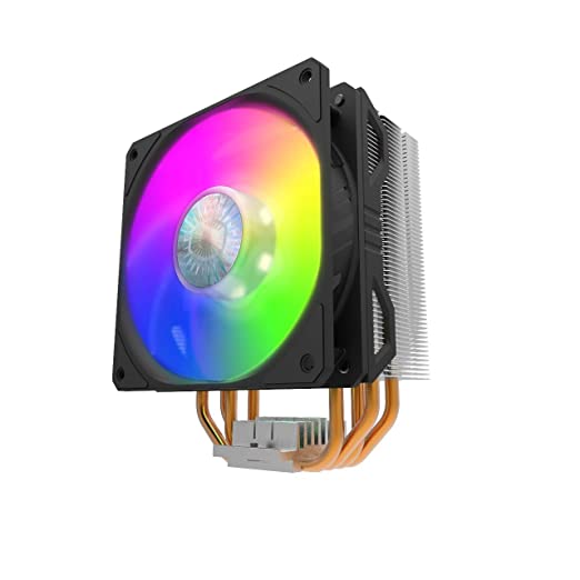 Cooler Master Hyper 212 ARGB CPU Air Cooler with 4 Direct Contact Heatpipes and SickleFlow 120 ARGB Fan