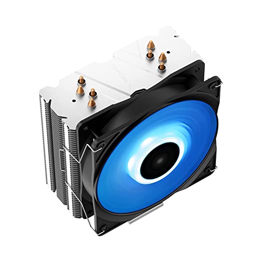 DEEPCOOL GAMMAXX 400 V2 Blue LED air CPU Cooler for Intel LGA1700/1200/1151/1150/1155 and AMD AM4 - DP-MCH4-GMX400V2-BL