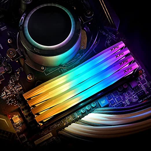 ADATA XPG SPECTRIX D60G RGB 8GB (1x8GB) DDR4-3200 U-DIMM Desktop Memory - AX4U320038G16A-ST60