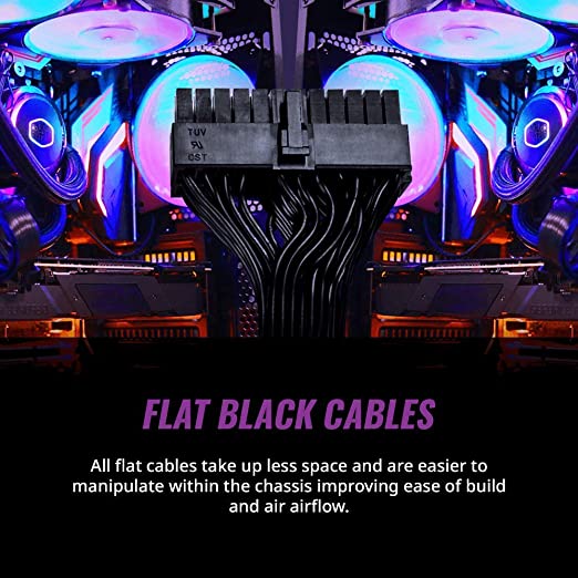 Cooler Master MWE 550 Bronze V2 230v, 80 Plus Bronze Certified, Non-Modular Power Supply – Black