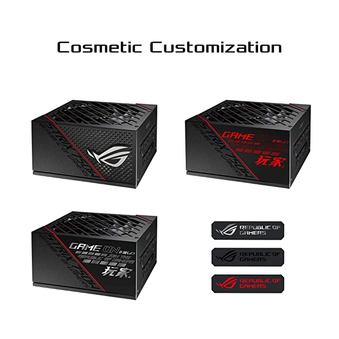 ASUS ROG Strix 750 Fully Modular 80 Plus Gold 750W ATX Power Supply with 0dB Axial Tech Fan and 10 Year Warranty (ROG-STRIX-750G)