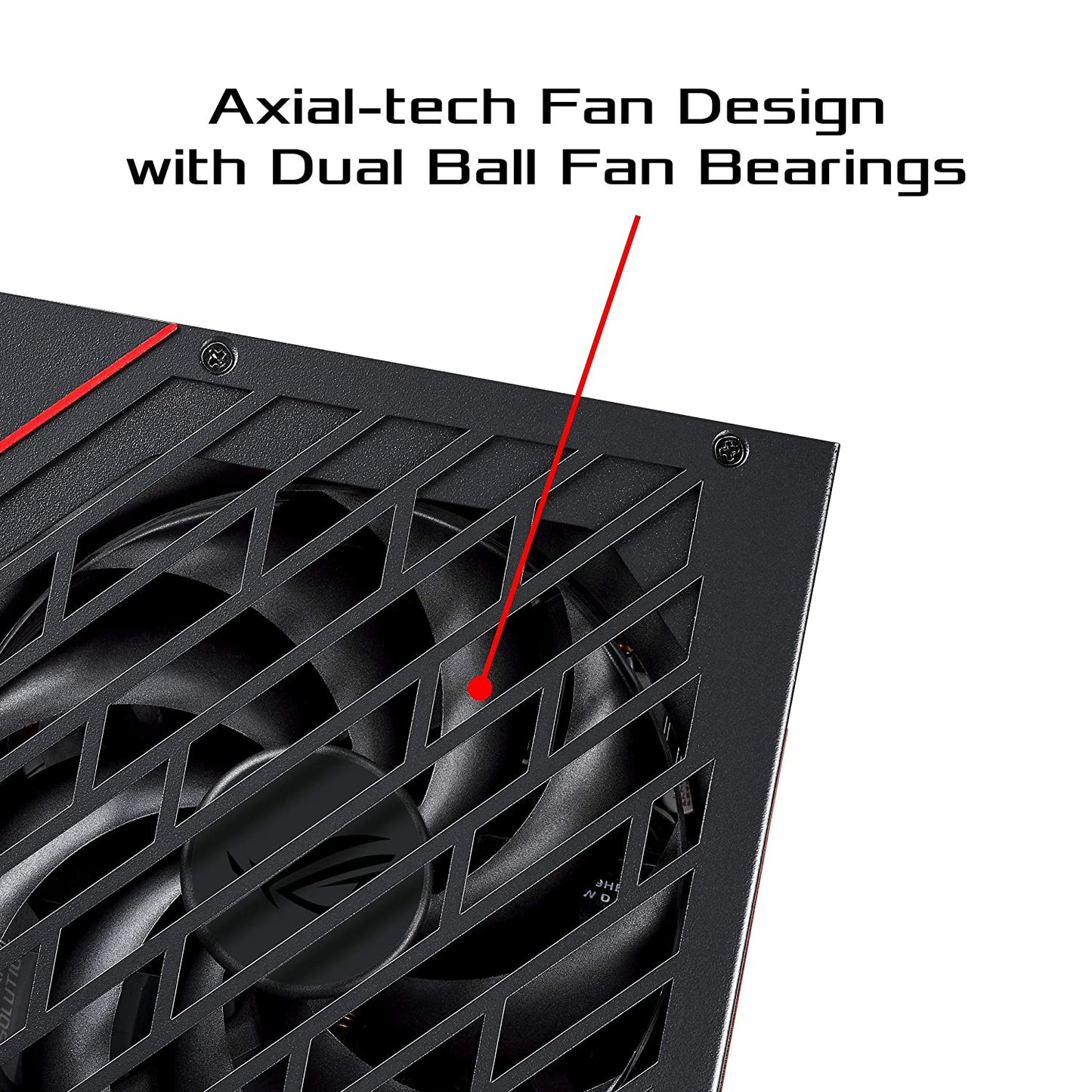 ASUS ROG Strix 550W Gold PSU, Power Supply (ROG heatsinks, Axial-tech Fan Design, Dual-Ball Fan Bearings, 0dB Technology, 80 Plus Gold Certification, Fully Modular Cables, 10-Year Warranty)