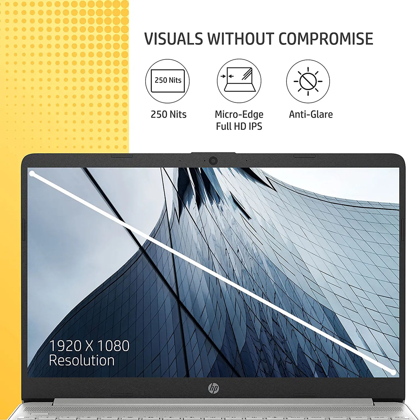 HP 15s 12th Gen Intel Core i5 8GB RAM/512GB SSD 15.6inches(39.6cm) FHD, Micro-Edge Display/Intel Iris Xe Graphics/Dual Speakers/Windows 11 Home /Alexa Built-in/Backlit KB/MSO 2021/1.69kg, 15s-fq5329TU