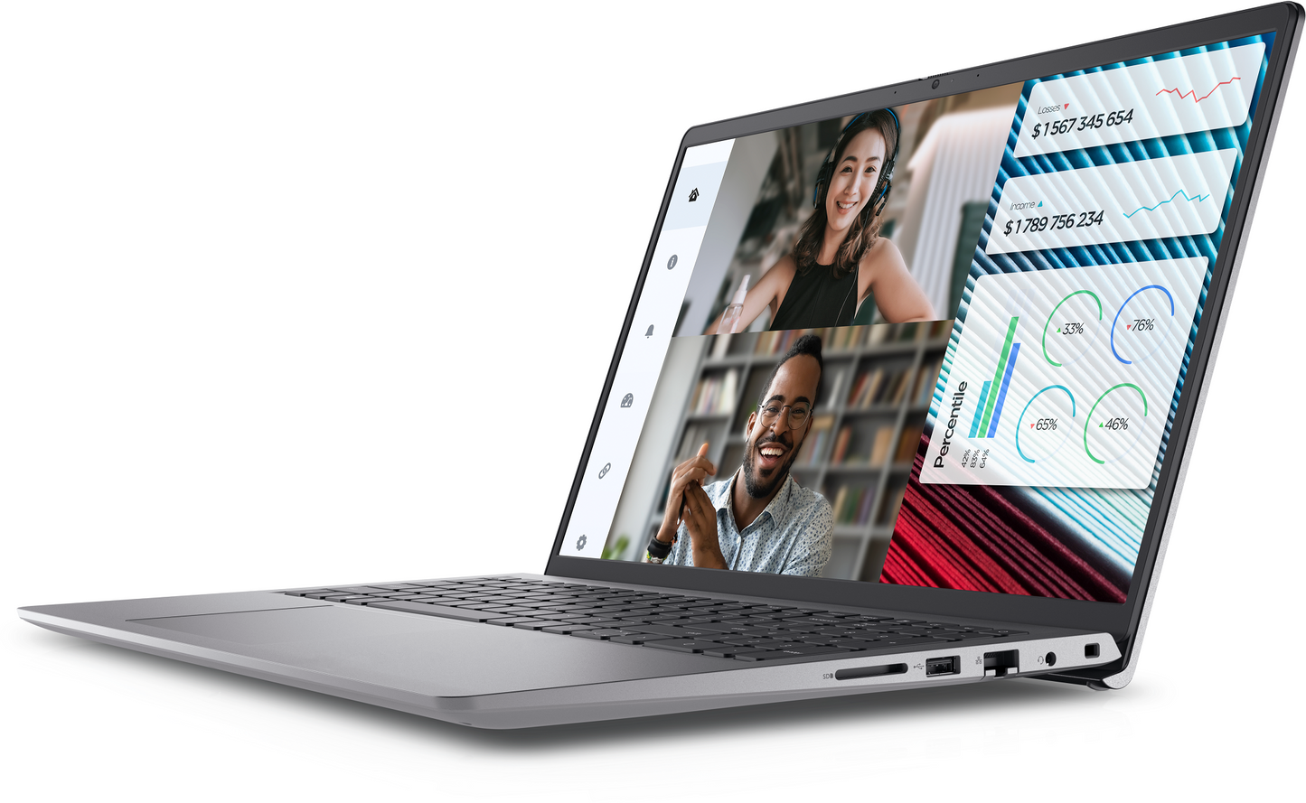 DELL INSPIRON 3520 i5 12th GEN 1235U / 8GBDDR4 / 512 SSD / 15.6"FHD 120HZ / W11 HOME+H&S MSO 21 / NO-DVD / BLACK / BACKPACK / 1YR