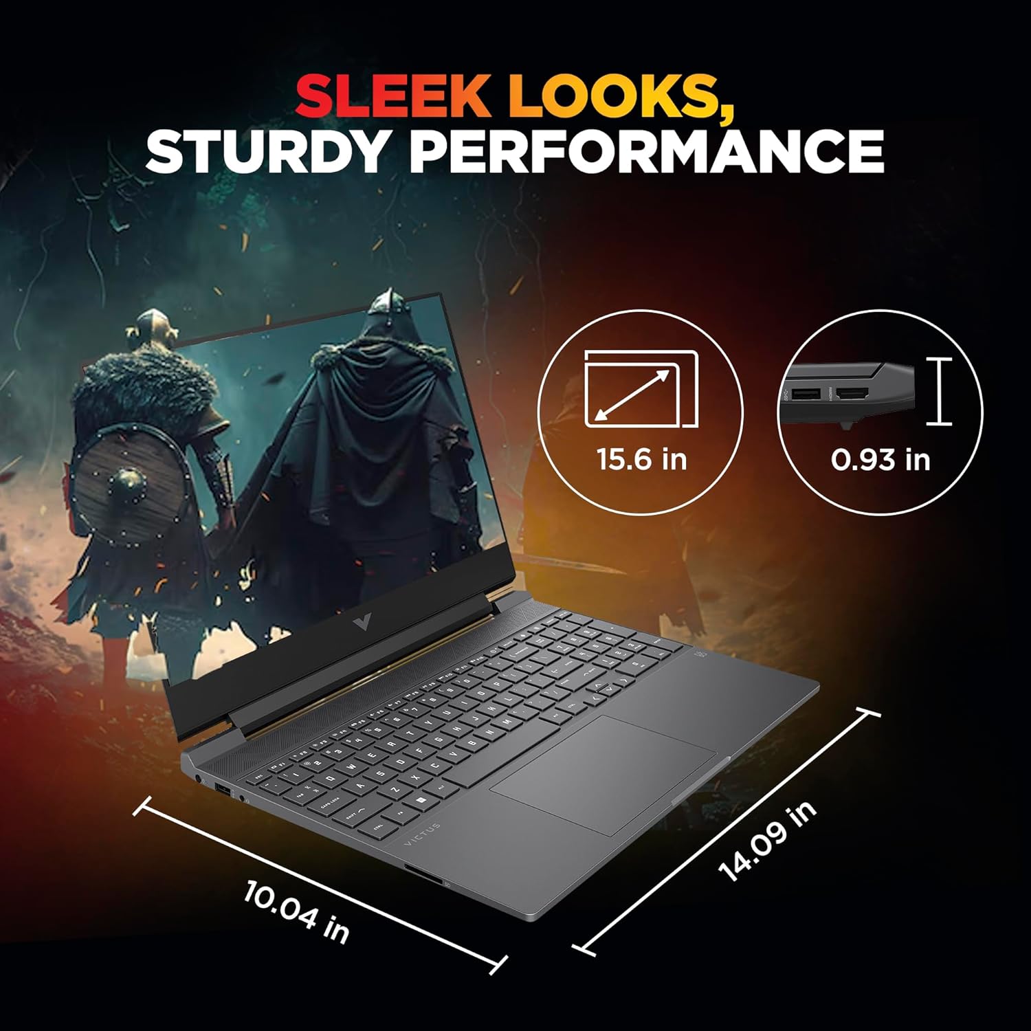 HP Smartchoice Victus, 13th Gen i7-13620H, 6GB RTX 4050, 16GB DDR4(Upgradeable) 512GB SSD, 144Hz, 300nits, 15.6''/39.6cm, Win11, Office24, Mica Silver, 2.3kg, fa2100tx, Xbox Gamepass* Gaming Laptop