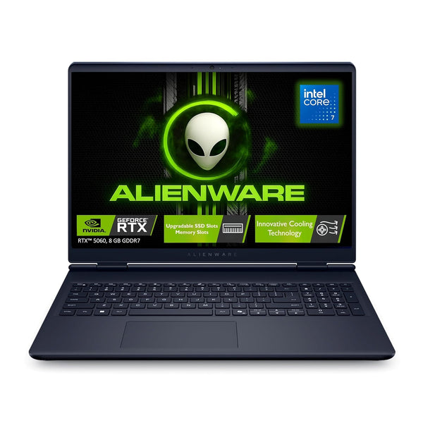 Alienware 16 Aurora, Intel Core 7 14th Gen-240H, NVIDIA RTX 5060-8GB, 16GB DDR5, 1TB SSD, WQXGA, 16"/40.64cm, 120Hz, Windows11, MSO-24, Interstellar Indigo, 2.57Kg, Cryo Chamber Cooling, Gaming Laptop