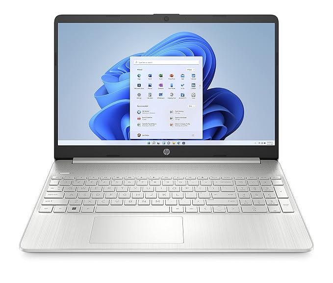 HP Laptop 15 12th Gen Intel Core i3 1215U, 15.6-inch(39.6 cm) FHD, Anti-Glare Laptop (8GB /512GB/Intel UHD Graphics/Backlit KB/Win 11/Dual Speakers/1.69kg/Natural Silver, 15s-fq5186TU