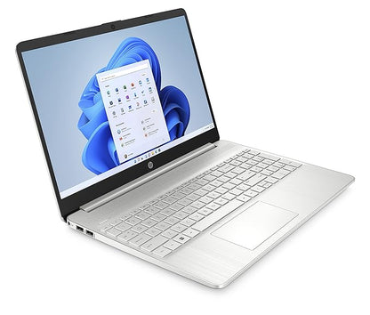 HP Laptop 15 12th Gen Intel Core i3 1215U, 15.6-inch(39.6 cm) FHD, Anti-Glare Laptop (8GB /512GB/Intel UHD Graphics/Backlit KB/Win 11/Dual Speakers/1.69kg/Natural Silver, 15s-fq5186TU