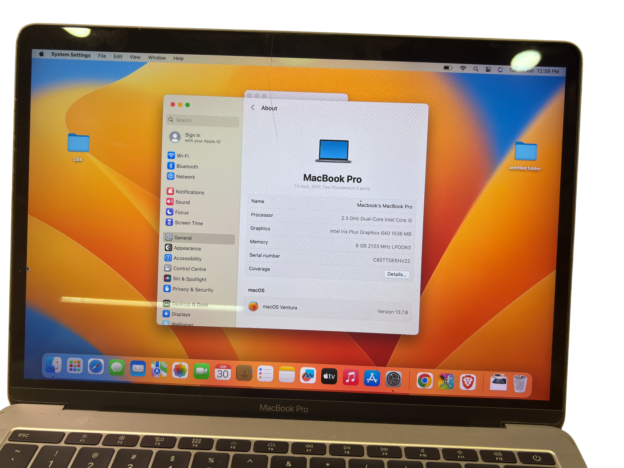 Macbook Pro  A1708  s290