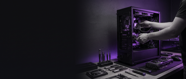 Build my PC banner backdrop