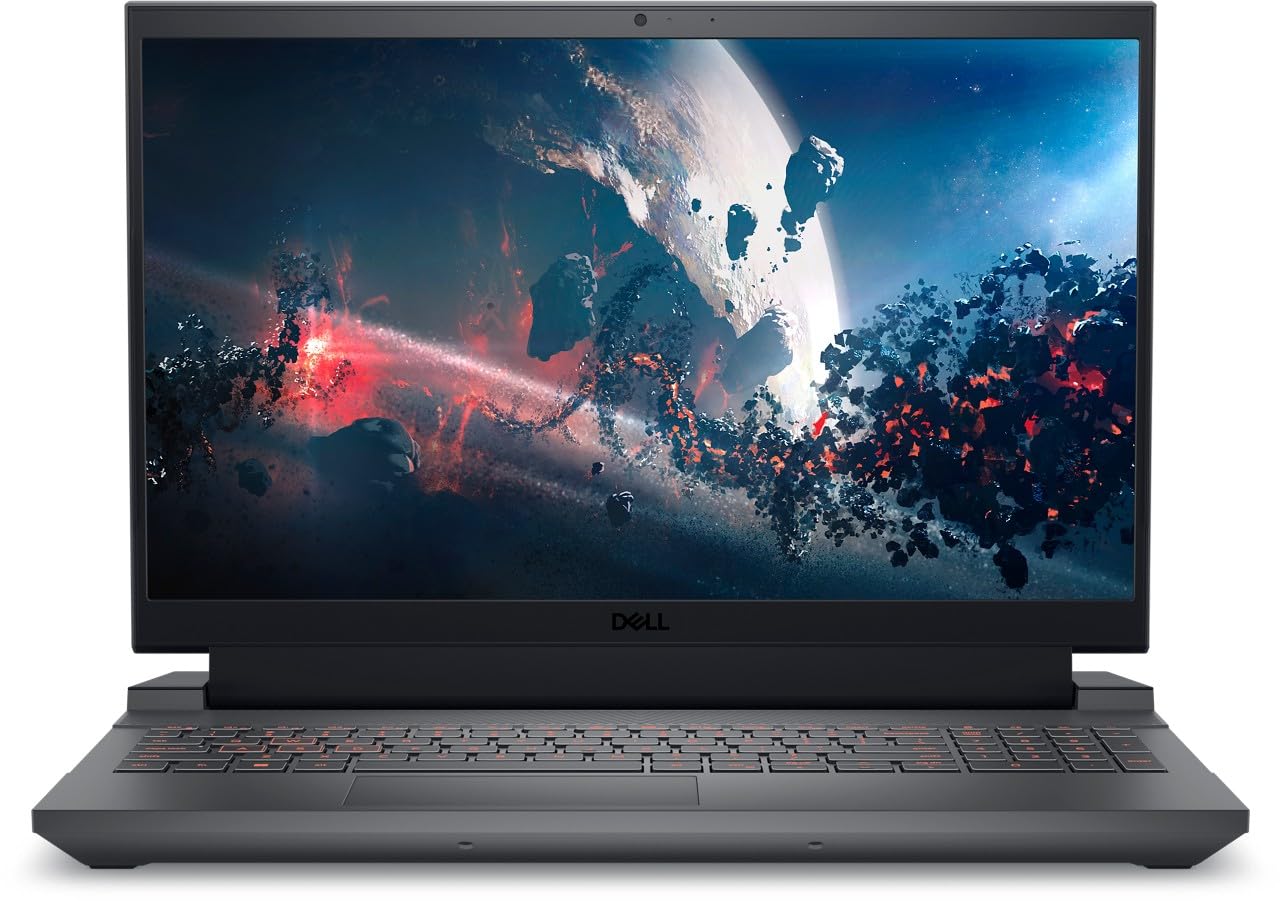 Dell G15-5530 Gaming Laptop, Intel Core i5-13450HX Processor, 8GB DDR5, 512GB, NVIDIA RTX 3050,6GB GDDR6, 15.6" (39.62cm) FHD 120Hz 250 nits, Backlit KB Orange,Win 11 + MSO'21, Dark Shadow Gray, 2.65kg