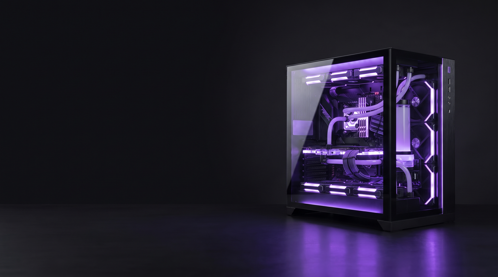 Custom gaming tower hero slide