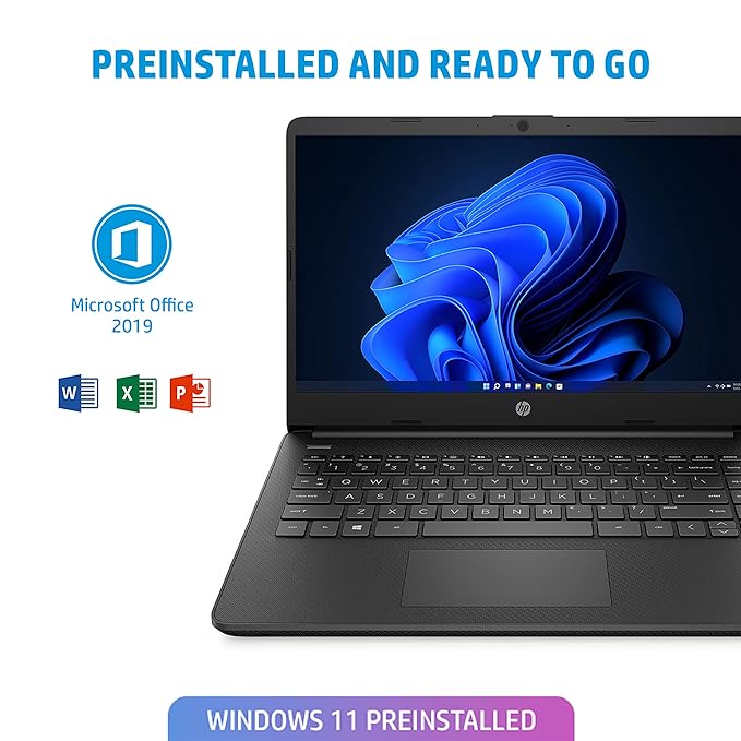 HP 14S-Intel Pentium Silver N6000-8Gb Ram/256Gb Ssd 14 Inches (35.6Cm) Hd, Micro-Edge Display (Uhd Graphics/Alexa/Dual Speakers/Fast Charge/Windows 11 Home/Ms Office), 14S- Dq3033Tu,Jet Black