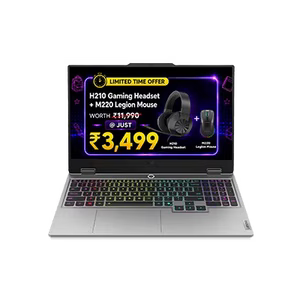 Lenovo LOQ AMD Ryzen 5 Laptop | 16 GB | 512 GB | Windows 11 Home | Luna Grey | 83S00072IN