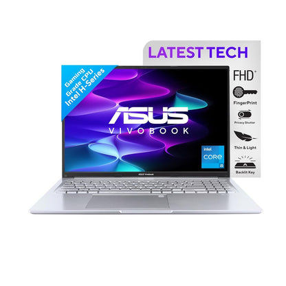 ASUS Vivobook 16, Everyday Laptops, Intel Core i5-12500H (16GB/512GB/Intel Iris Xe Graphics/16.0" WUXGA/Windows 11 Home) X1605ZAC-MB540WS