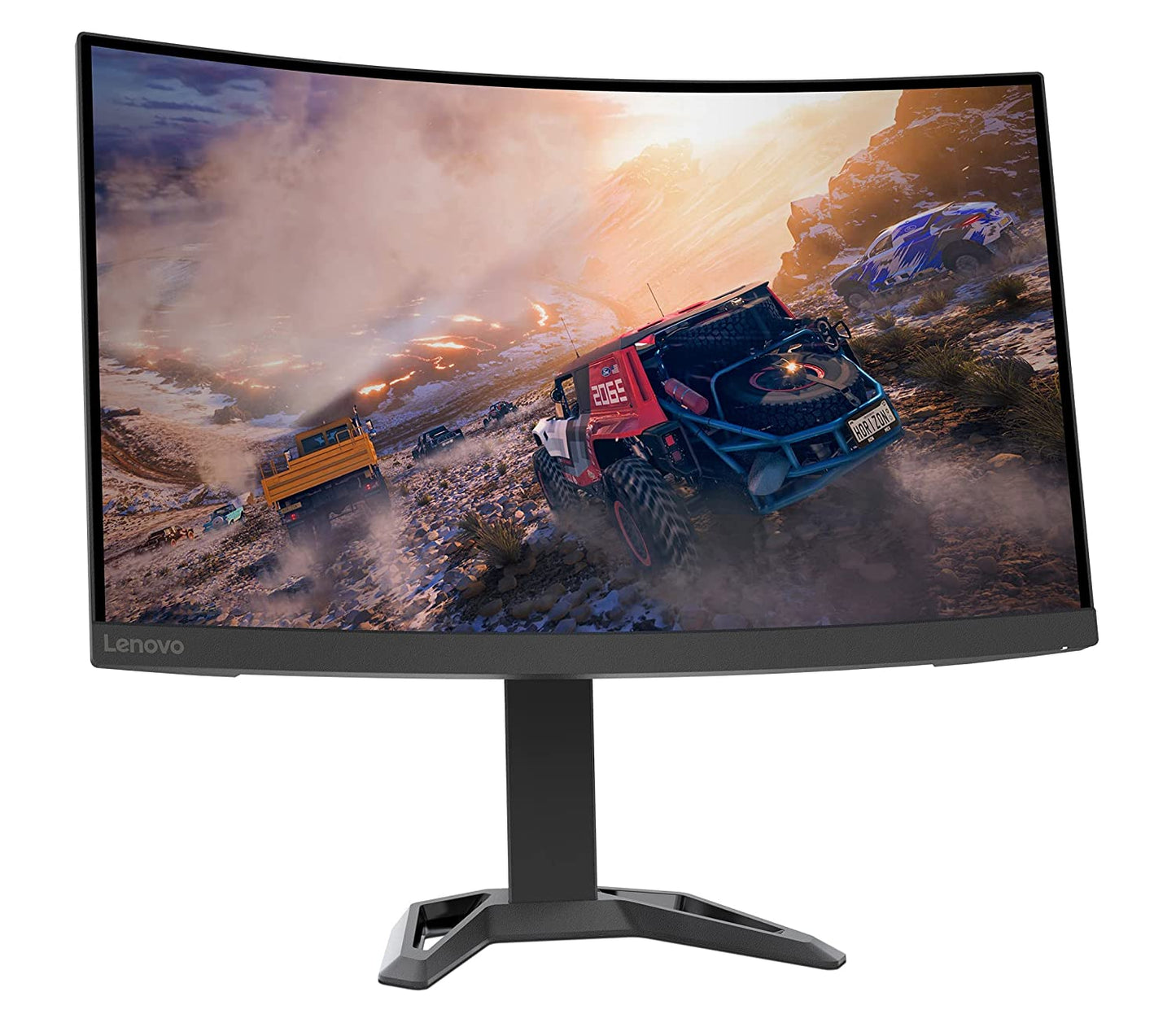 Lenovo Gaming G-Series Curved 27 inch (68.58cm) FHD VA Monitor | 165Hz, 1ms, AMD FreeSync Premium, 90% DCI-P3, 2x3W Speakers, HDMI, DP, Height Adjust Tilt Stand, TUV Eyesafe Certified - G27c-30