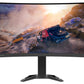 Lenovo Gaming G-Series Curved 27 inch (68.58cm) FHD VA Monitor | 165Hz, 1ms, AMD FreeSync Premium, 90% DCI-P3, 2x3W Speakers, HDMI, DP, Height Adjust Tilt Stand, TUV Eyesafe Certified - G27c-30