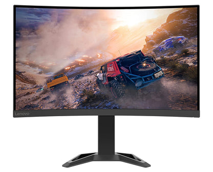 Lenovo Gaming G-Series Curved 27 inch (68.58cm) FHD VA Monitor | 165Hz, 1ms, AMD FreeSync Premium, 90% DCI-P3, 2x3W Speakers, HDMI, DP, Height Adjust Tilt Stand, TUV Eyesafe Certified - G27c-30