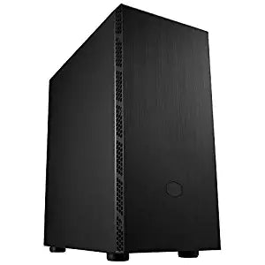 Cooler Master MasterBox MB600L V2 with Steel Side Panel, Brushed Front Panel, Hexagon Gleam, Mesh Intakes, Breathable PSU Shroud, Support Upto ATX Motherboard, Black, Mid Tower (MB600L2-KNNN-S00)