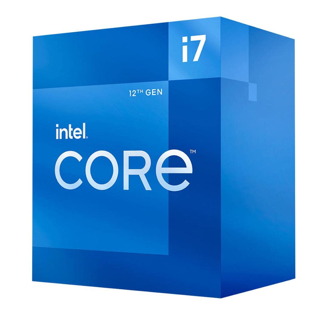 Intel Core i7 12700 12th Gen Generation Desktop PC Processor CPU APU with 25MB Cache and up to 4.90 GHz Clock Speed 3 Years Warranty with Fan LGA 1700 4K (Graphic Card Not Required)