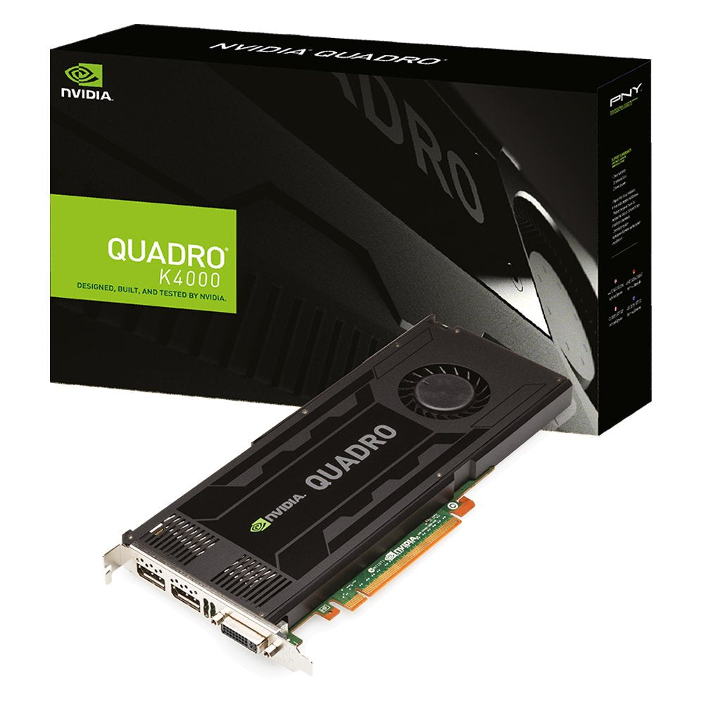 PNY NVIDIA Quadro K4000 3GB GDDR5 Graphics card (PNY Part #: VCQK4000-PB)