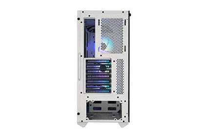 Cooler Master Tempered Glass TD500 Case with Tessellated Mesh - White, with ARGB Controller (MCB-D500D-WGNN-S01)