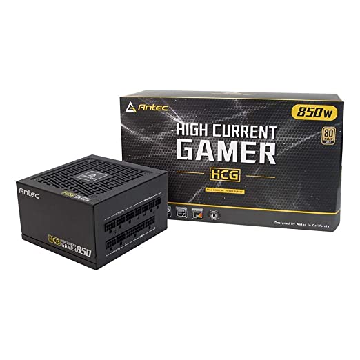 Antec HCG 850 Gold 80 Plus Gold Fully Modular Power Supply Up to 92% efficient (HCG850)