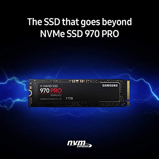 Samsung 970 PRO NVMe M.2 1TB Internal Solid State Drive (SSD) (MZ-V7P1T0BW)