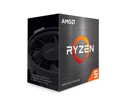AMD 5000 Series Ryzen 5 5600X Desktop Processor 6 cores 12 Threads 35 MB Cache 3.7 GHz Upto 4.6 GHz AM4 Socket 500 Series Chipset (100-100000065BOX)