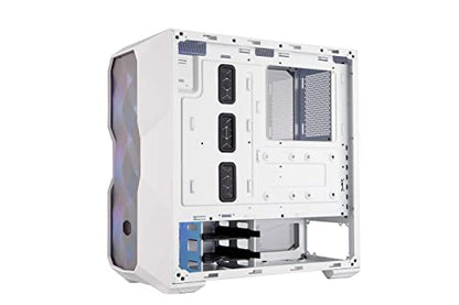 Cooler Master Tempered Glass TD500 Case with Tessellated Mesh - White, with ARGB Controller (MCB-D500D-WGNN-S01)