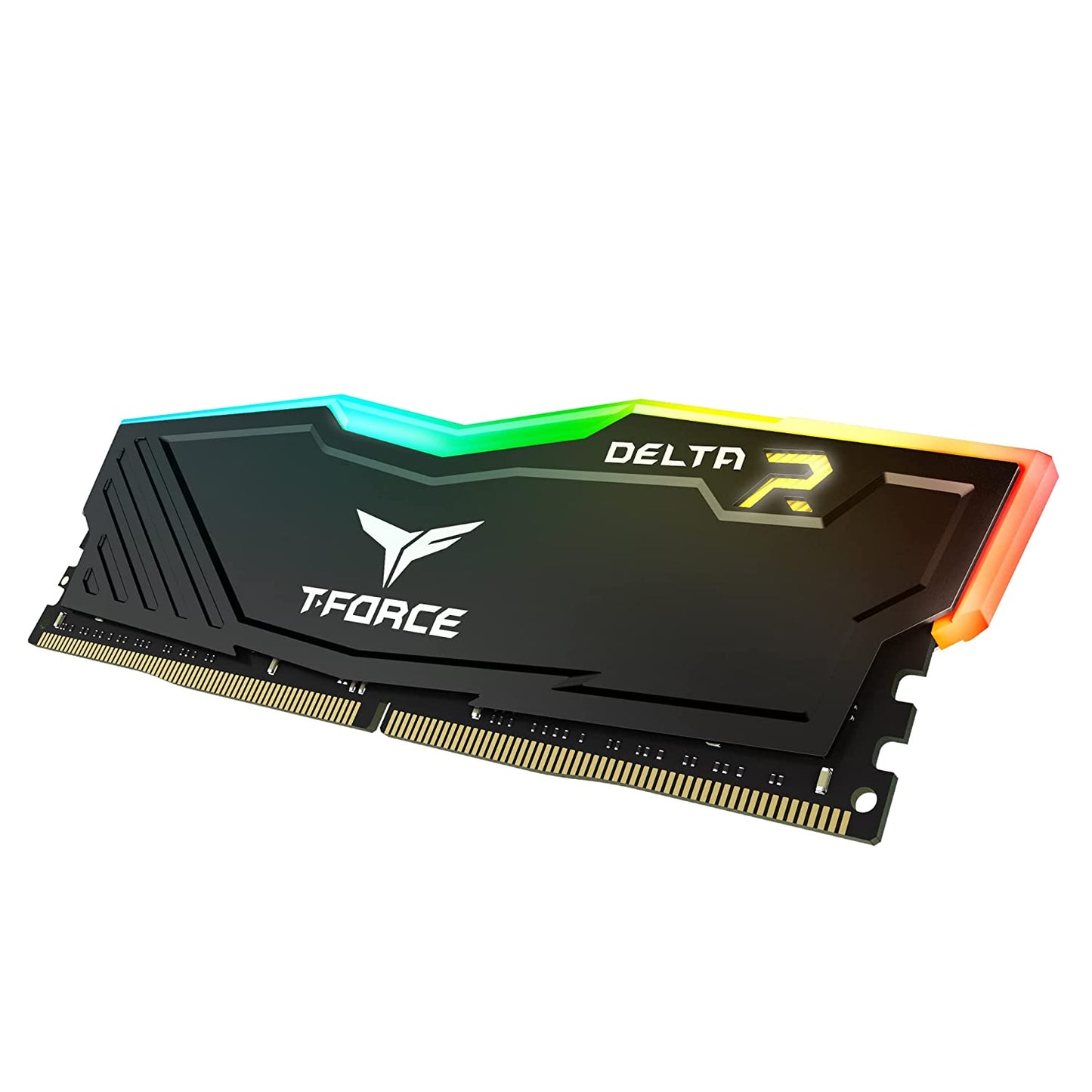 TEAMGROUP T-Force Delta RGB DDR4 16GB (8GBx2) 3200MHz (PC4-25600) CL16 Desktop Memory Module ram TF3D416G3200HC16CDC01 - Black