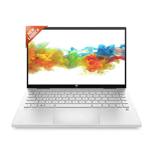 HP Pavilion x360 11th Gen Intel Core i3 14"(35cm) Multitouch-Enabled Convertible Laptop (8GB RAM/512GB SSD/B&O/Win 11 Home/FPR/Backlit KB/Alexa-Built in/MS Office/Natural Silver/1.52Kg) 14-dy0186TU