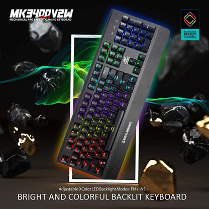 Ant Esports MK3400V2 W Mechanical Pro World of Warship Edition Wired RGB Gaming Keyboard