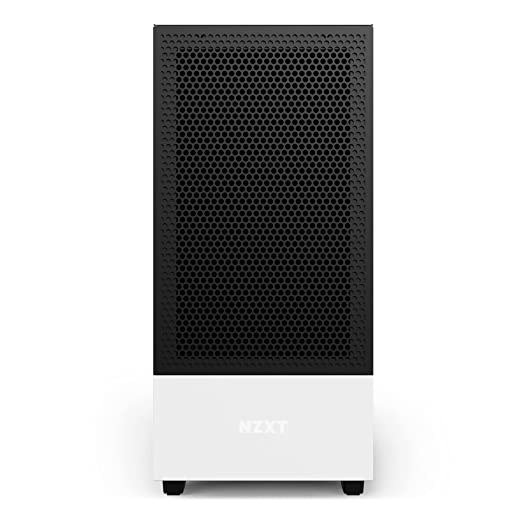 Nzxt H510 Flow Mid Tower Computer Case - White I Gaming Cabinet Support Mini-ITX, MicroATX, ATX Motherboard 2 x 120 mm Fan Included