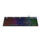 HP K500F Backlit Membrane Wired Gaming Keyboard with Mixed Color Lighting, Metal Panel with Logo Lighting, 26 Anti-Ghosting Keys, and Windows Lock Key / 3 Years Warranty(7ZZ97AA)