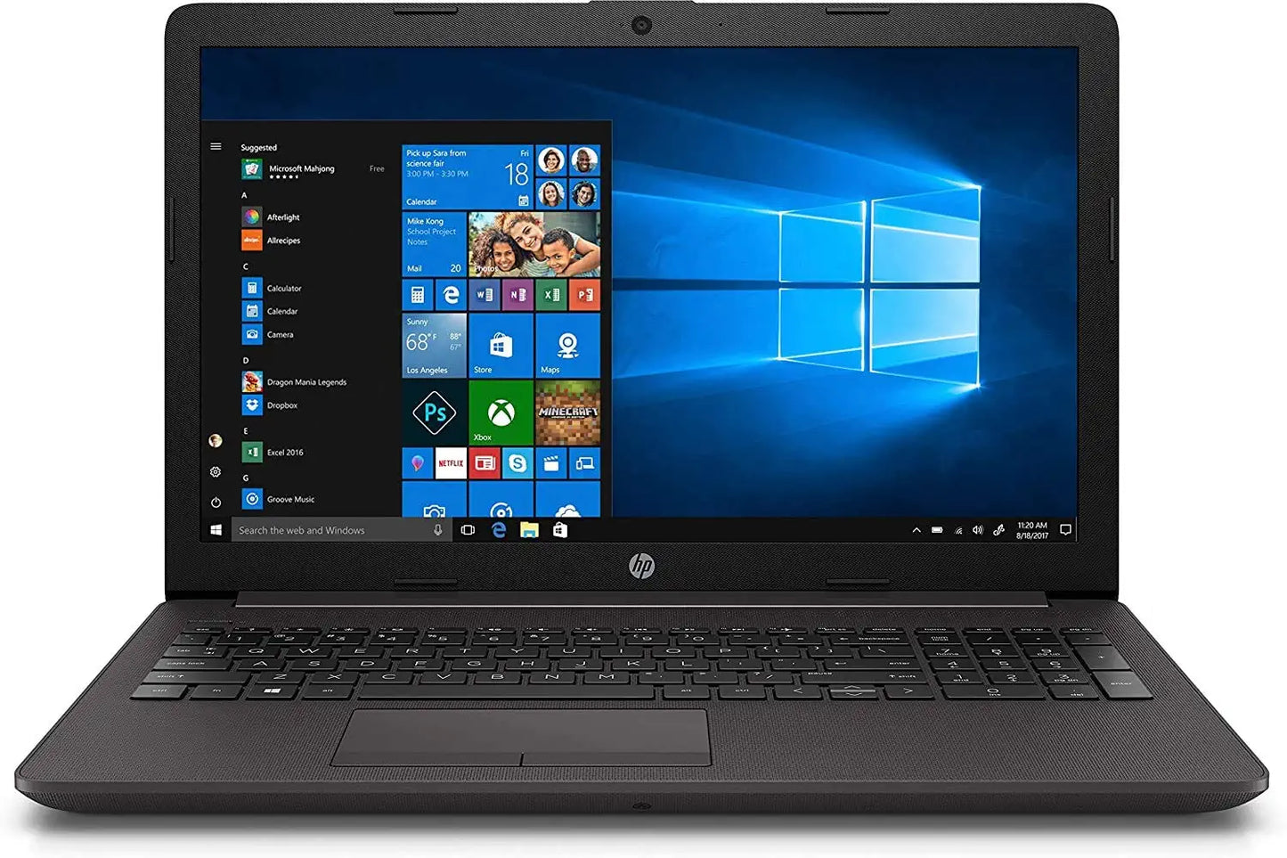 HP 250 G7 Commercial Laptop 15.6 inch (39.6 cm) 10th Gen Intel Core i5, 8GB RAM, 1TB HDD, Windows 10, 1S5F9PA