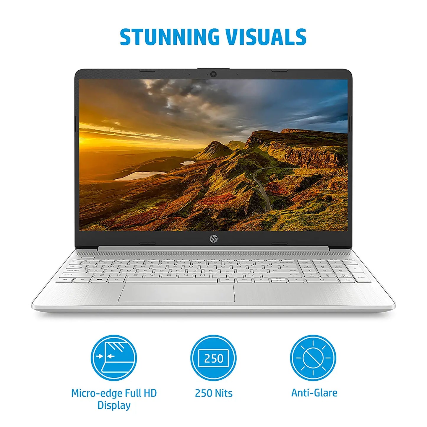 HP 15s 11th Gen Intel Core i5 15.6-inch(39.6 cm) FHD Anti-Glare Display Laptop (8GB RAM/512GB SSD Micro-Edge/Iris Xe Graphics/Backlit Keyboard/Win 11 Home/Alexa/Dual Speakers/MSO 2019,15s- Fq4021tu