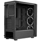 Cooler Master CMP510 Case - Mesh Intakes, ARGB Edge Strip, Ventilated PSU Shroud & 350mm GPU Clearance, Black, ATX (CP510-KGNN-S00)