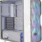 Cooler Master Tempered Glass TD500 Case with Tessellated Mesh - White, with ARGB Controller (MCB-D500D-WGNN-S01)
