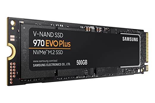 Samsung 970 EVO Plus 250GB/500GB/1TB PCIe NVMe M.2 (2280) Internal Solid State Drive (SSD) (MZ-V7S500)