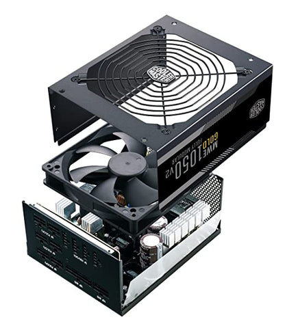 Cooler Master MWE 1050 Gold V2 Power Supply, Fully Modular PSU, Ready for RTX Graphic Card (MPE-A501-AFCAG)