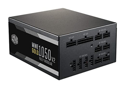 Cooler Master MWE 1050 Gold V2 Power Supply, Fully Modular PSU, Ready for RTX Graphic Card (MPE-A501-AFCAG)