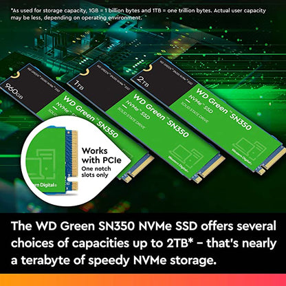 Western Digital Green SN350 NVMe SSD, 240GB/480GB